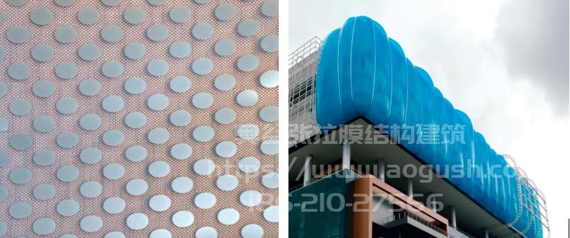 ETFE高透光多彩颜色气枕膜结构建筑材料
